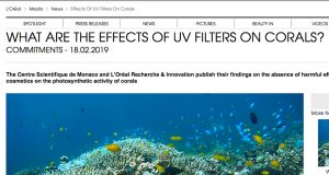 I filtri UV non danneggiano i coralli